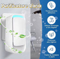 Purificatore d'Aria Ionizzante "PureLogica" Silenzioso e Compatto