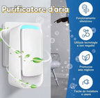 Purificatore d'Aria Ionizzante "PureLogica" Silenzioso e Compatto